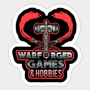 War Forged Games and Hobbies Sticker